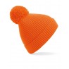 Winter hat - mod. B382:Orange, 97% acrylic / 2% polyester / 1% elastane, One Size